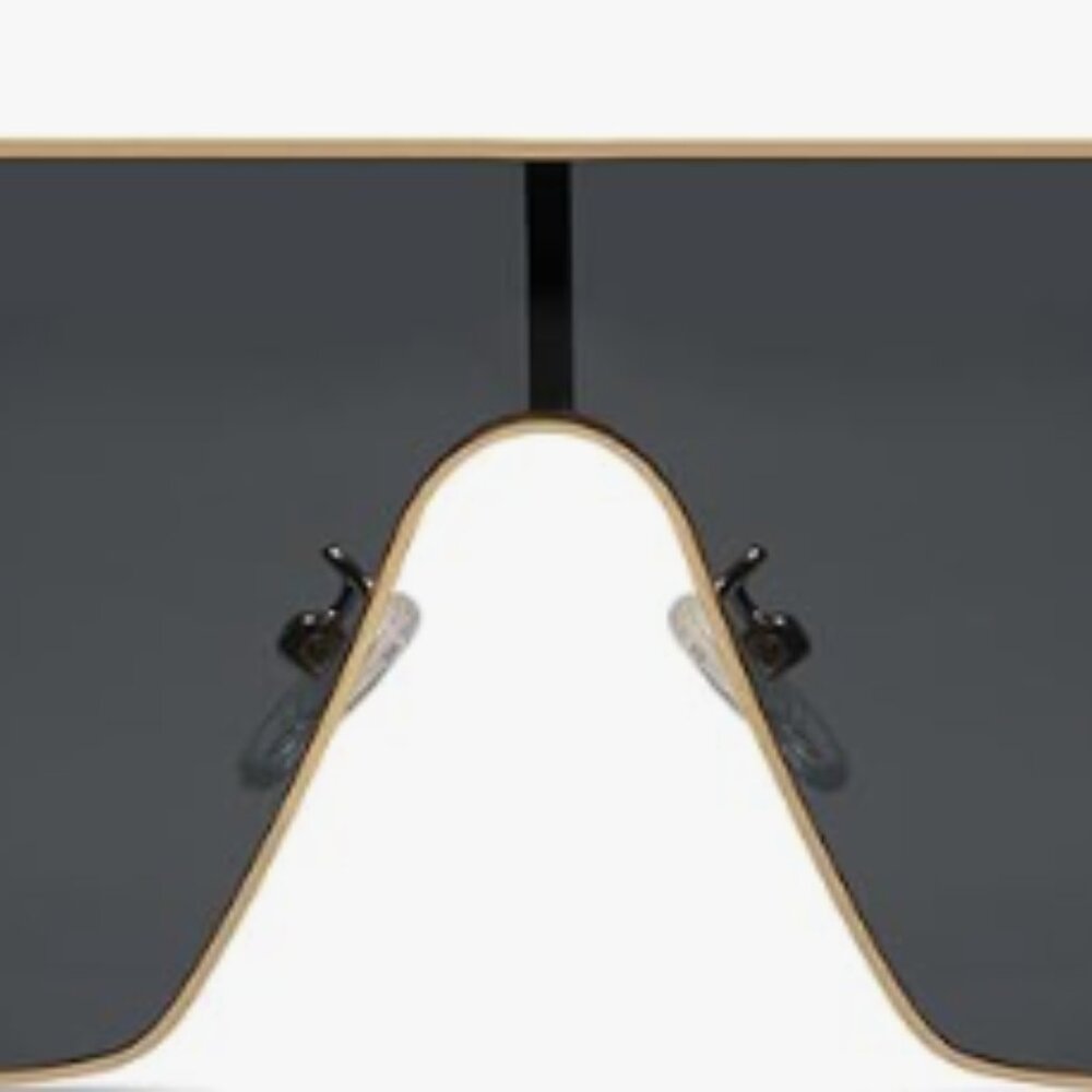 New Oversized Square Shield Polarized Lens Sunglasses - Picture 8 of 8